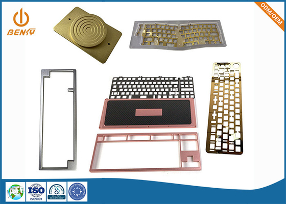 CNC Mekanik Özel Elektronik Muhafazalar Alüminyum Klavye Modeli