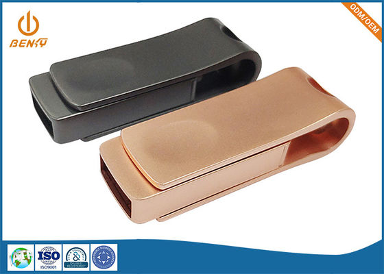 Ra0.8 Ra3.2 çinko alaşımlı döküm parçalar Özel USB konektörü kabuğu