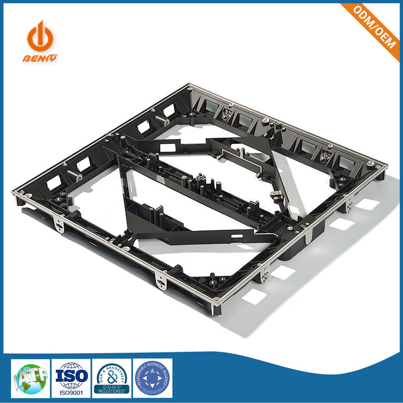 Döküm Parçaları Duvar Çerçevesi Arka Panel Alüminyum Kapalı HD LED Ekran Arka Panel Alaşım Yerçekimi Kabini