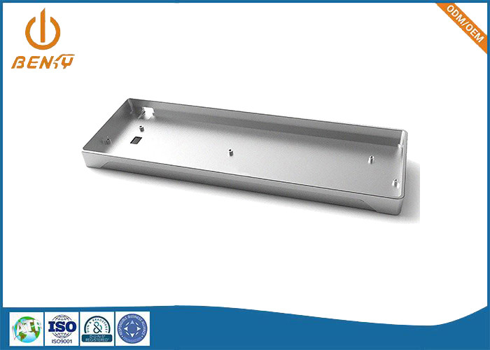 Kumlama Eloksallı CNC İşleme Alüminyum Parçalar CNC Öğütülmüş Mekanik Klavye Kılıfı