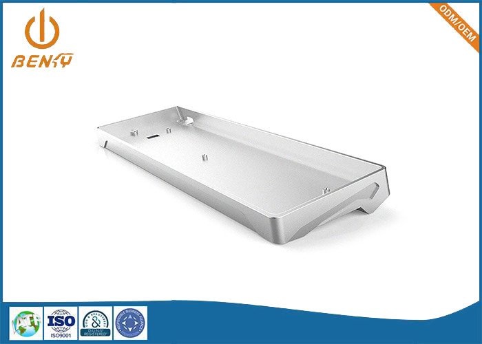 Kumlama Eloksallı CNC İşleme Alüminyum Parçalar CNC Öğütülmüş Mekanik Klavye Kılıfı